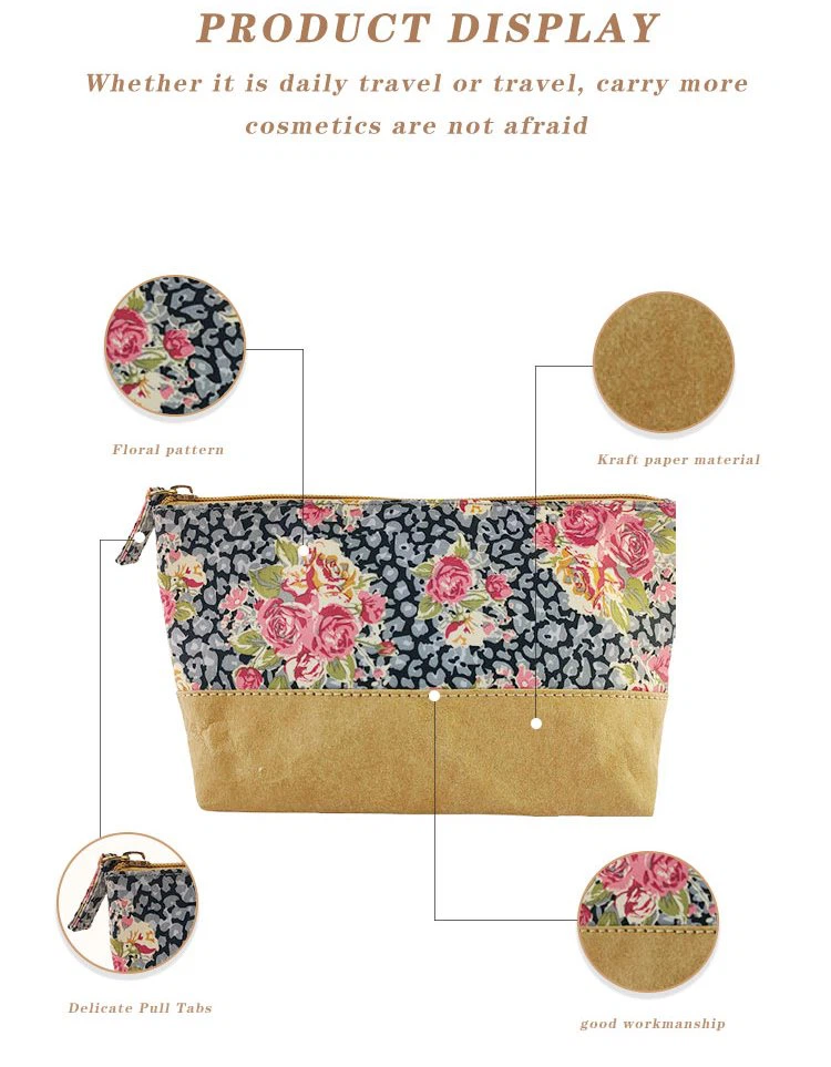 vintage style makeup bag