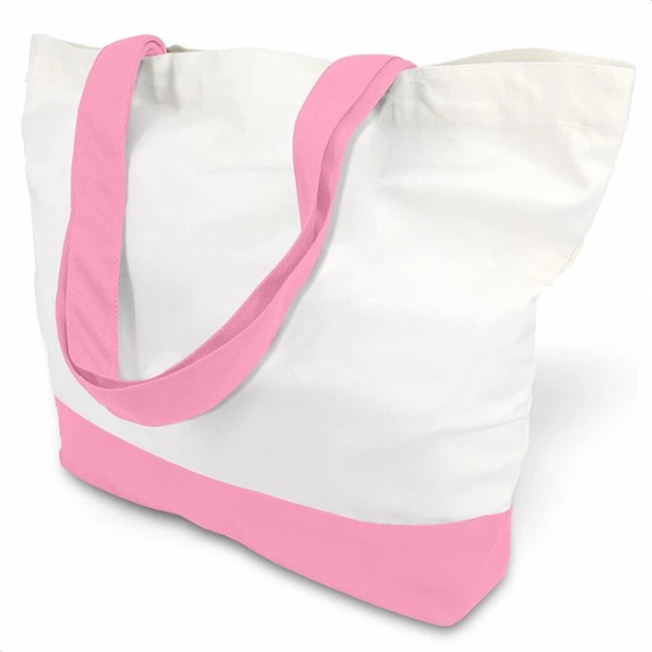 light pink tote bag