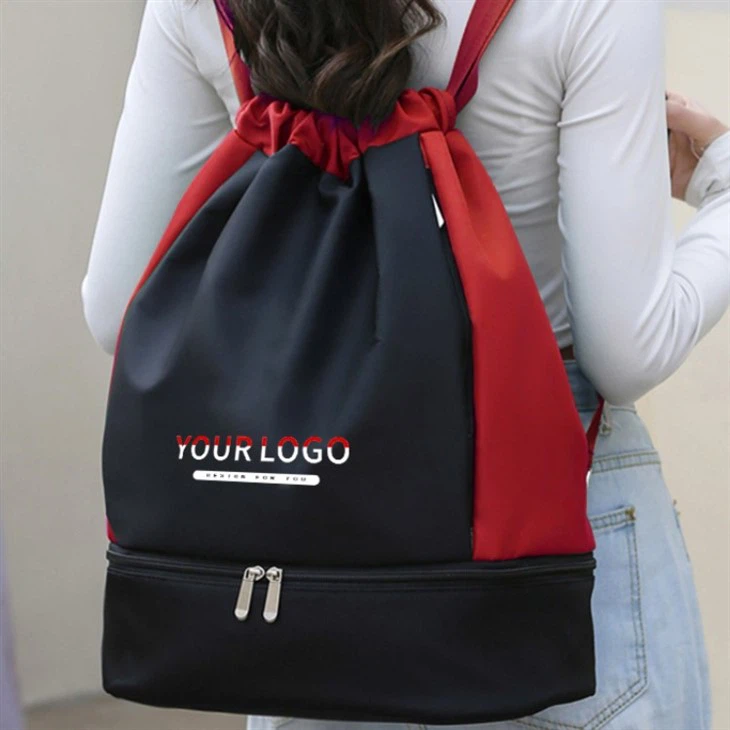 Dry And Wet Separation Drawstring Backpacks