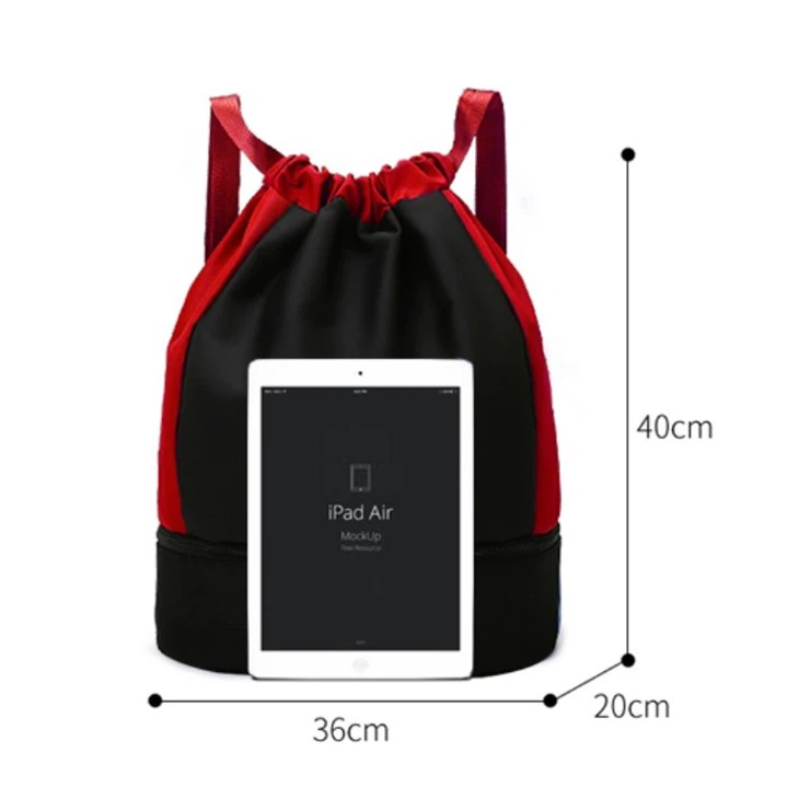 Dry And Wet Separation Drawstring Backpacks